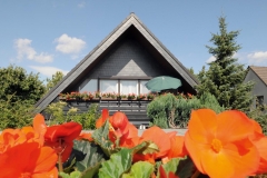 Blick auf die Loggia